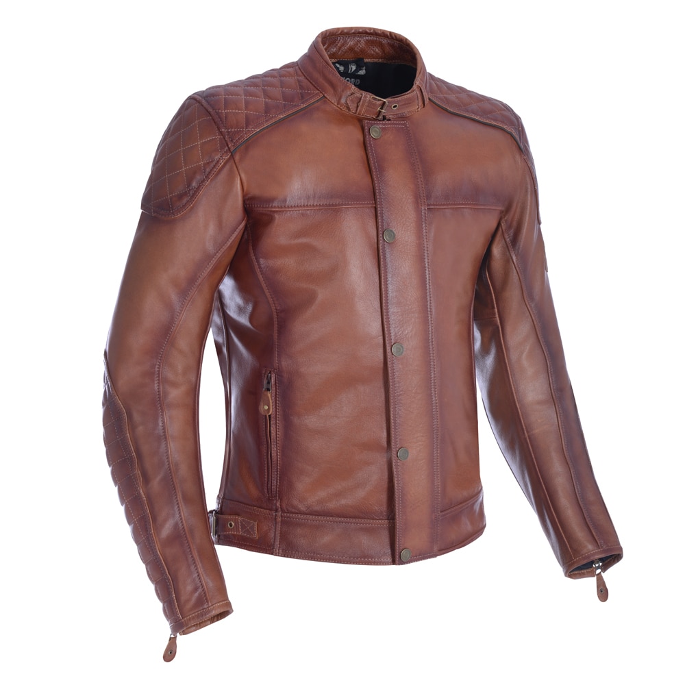 Geaca moto OXFORD - Hampton, maro, S