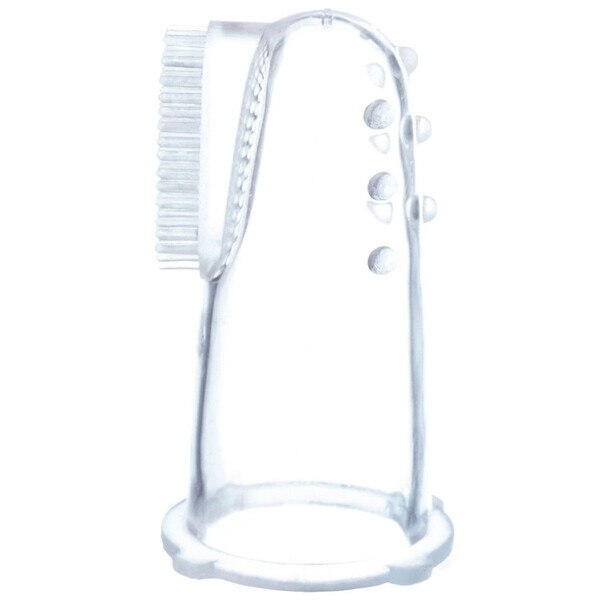 Degetar din silicon pentru masajul gingiilor Akuku A0263A, Albastru