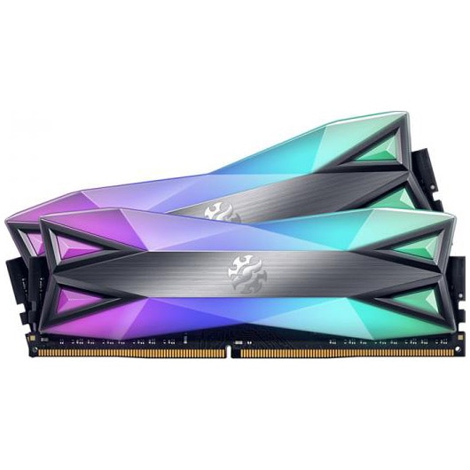 Memorie ADATA XPG Spectrix D60G RGB, 16GB (2x8GB) DDR4, 3600MHz CL18, Dual Channel Kit