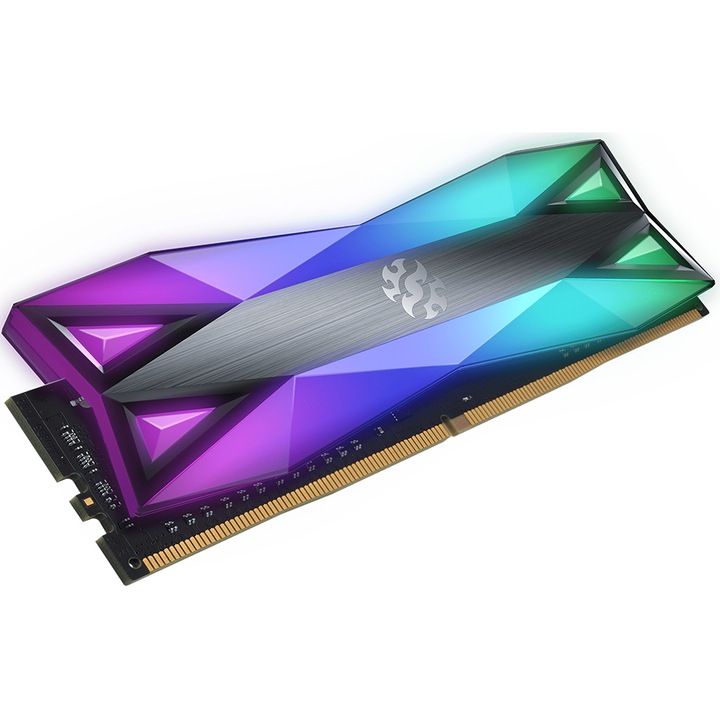 Memorie ADATA XPG Spectrix D60G RGB, 16GB (2x8GB) DDR4, 3600 MHz, CL18