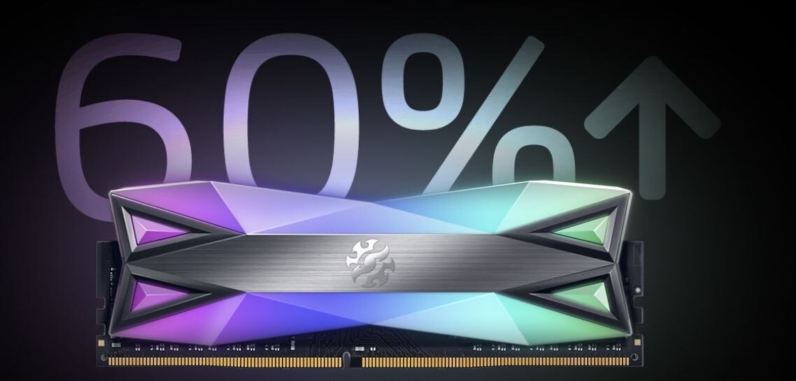 Memorie ADATA XPG Spectrix D60G RGB, 8GB (1x8GB) DDR4, 3600 MHz