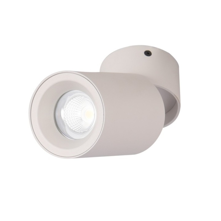 Spot LED 20W/ora, 2280lm - 50 000 ore, 4000K lumina naturala, orientabil aplicat, LED Market®, M1821B, Corp Alb, clasa energetica E