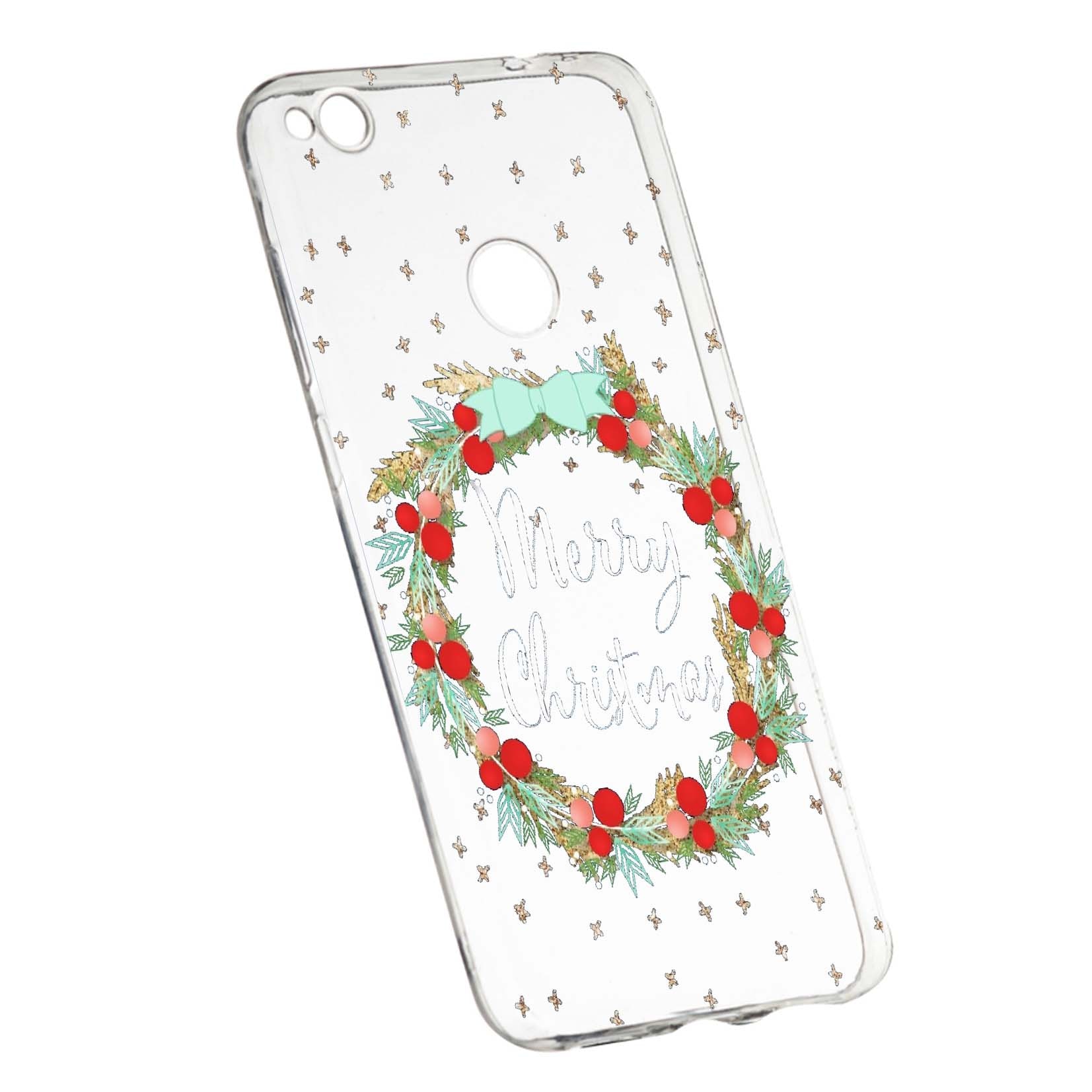 Husa de protectie Craciun, Christmas pentru Huawei P9 Lite 2017/P8, rezistenta la uzura, anti-alunecare, din silicon Premium, 312