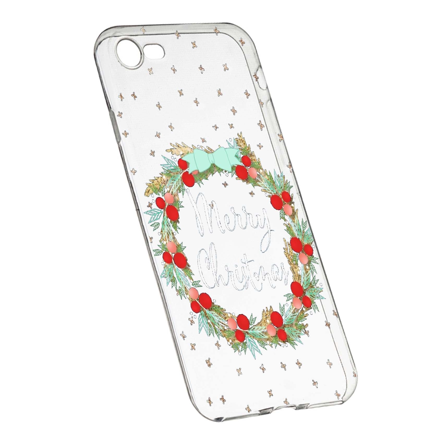 Husa de protectie Craciun, Christmas pentru Apple iPhone 7/8, rezistenta la uzura, anti-alunecare, din silicon Premium, 312