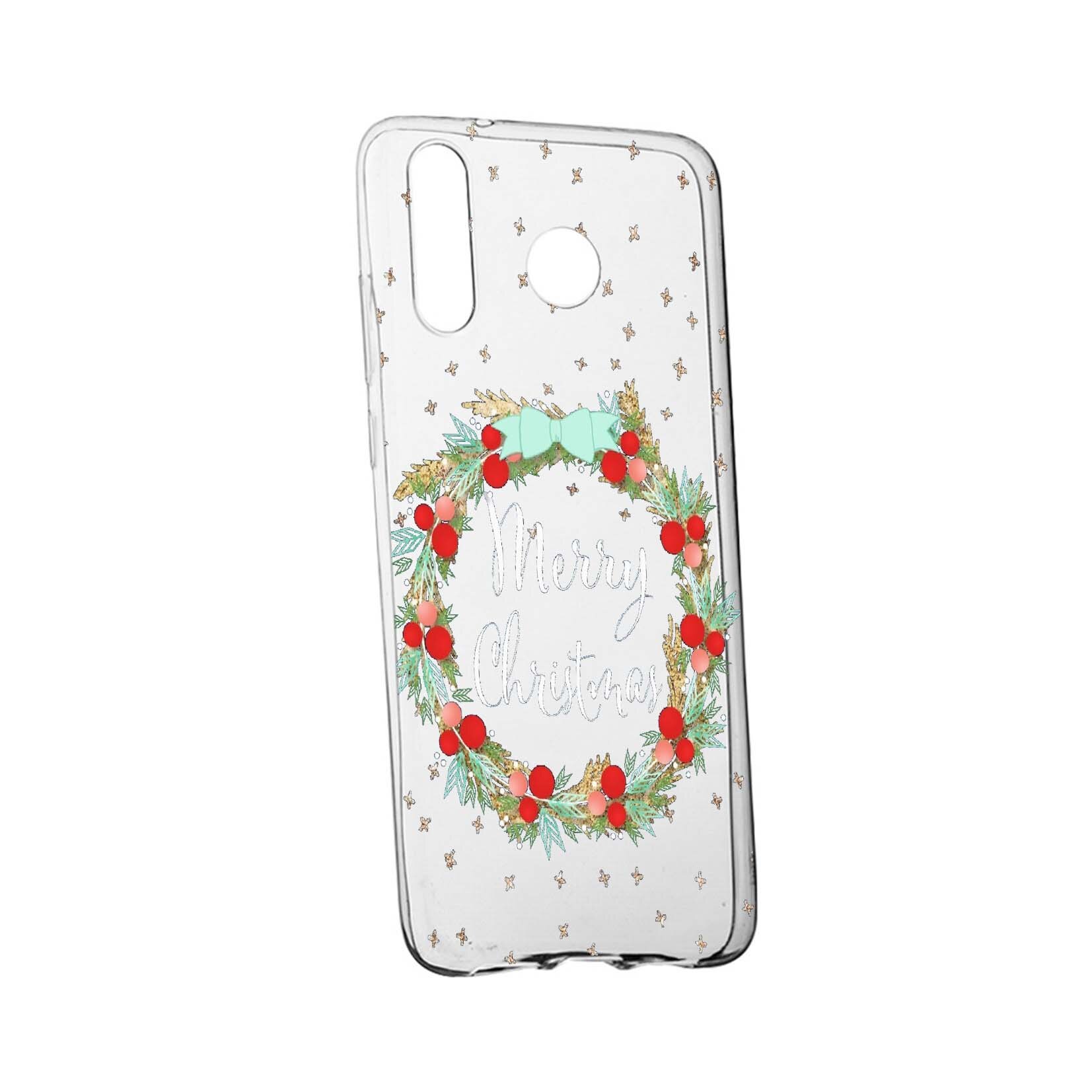Husa de protectie Craciun, Christmas pentru Samsung Galaxy A20, rezistenta la uzura, anti-alunecare, din silicon Premium, 312