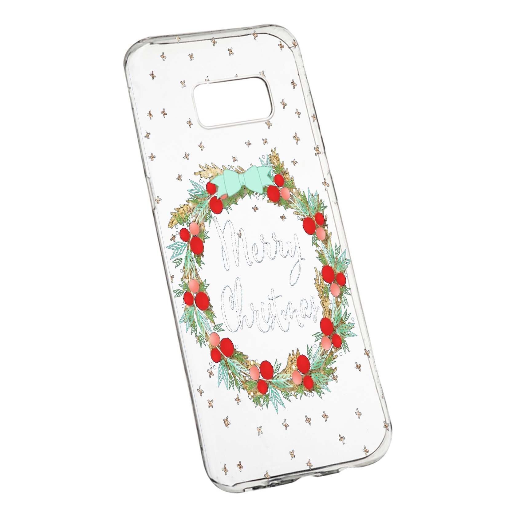 Husa de protectie Craciun, Christmas pentru Samsung Galaxy S8 Plus, rezistenta la uzura, anti-alunecare, din silicon Premium, 312