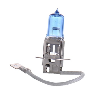 Set 2 becuri h3 halogen super white +130% 12v 55w Set 2 becuri h3 halogen super white +130% 12v 55w