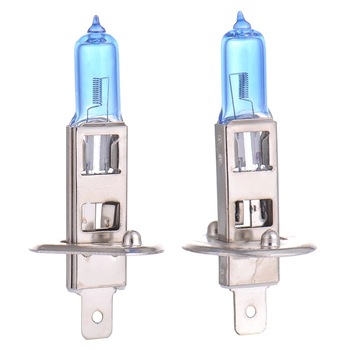 Set 2 becuri h1 halogen super white +130% 12v 55w Set 2 becuri h1 halogen super white +130% 12v 55w