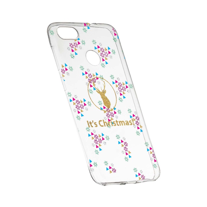 Коледен защитен калъф за HTC Desire 12 Plus, износоустойчив, противоплъзгащ, премиум силикон, 313