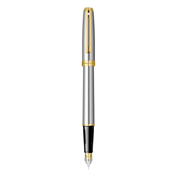 Stilou Sheaffer Prelude Brushed Chrome GT, argintiu