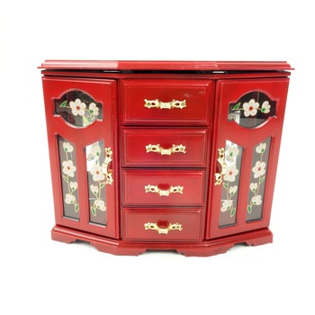 Cutie muzicala pentru bijuterii, cu balerina, maro, 22 cm Cutie muzicala pentru bijuterii, cu balerina, maro, 22 cm