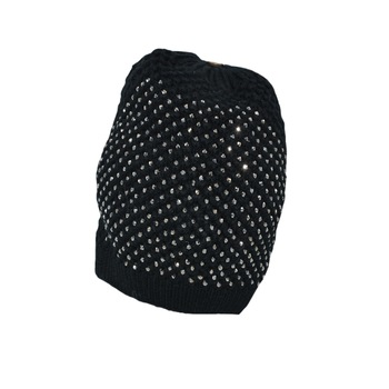 Caciula dama, cu strasuri fine, D&J Exclussive, negru Caciula dama, cu strasuri fine, D&J Exclussive, negru