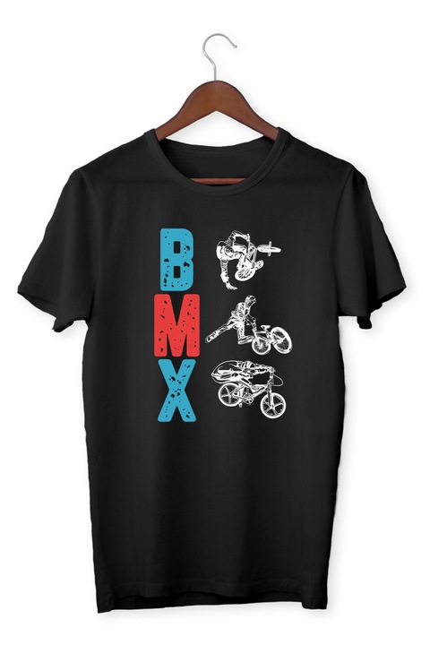 Тениска BMX, VS DESIGN BG, Черен