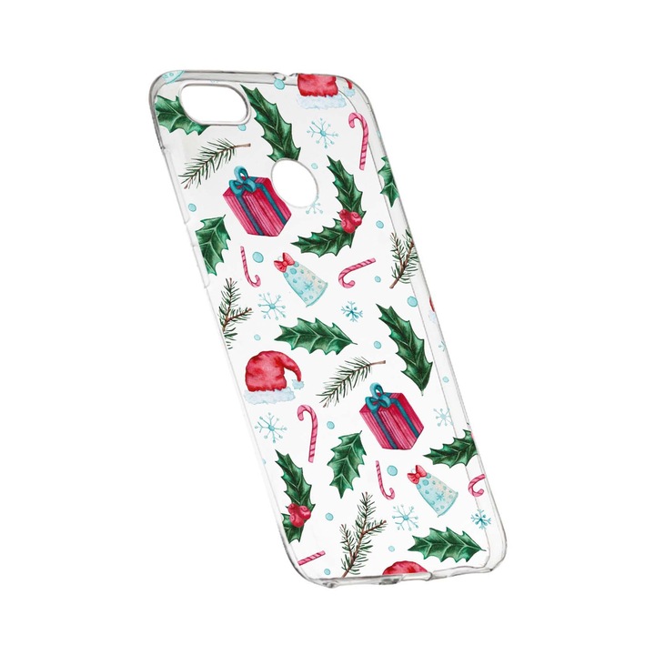 Коледен защитен калъф за HTC Desire 12 Plus, износоустойчив, противоплъзгащ, премиум силикон, 314