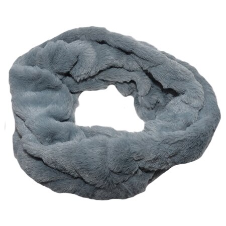 Fular Lenna din blanita circular , D&J Exclussive, gri inchis