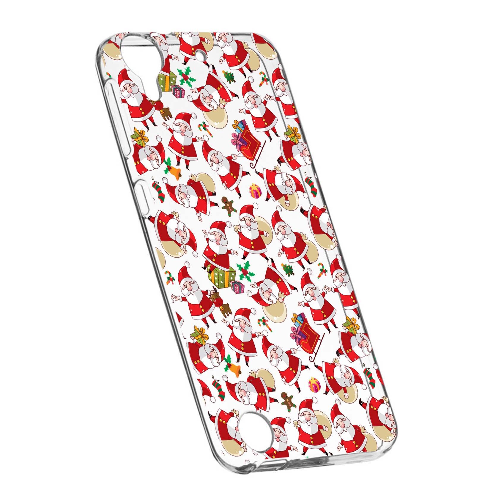 Husa de protectie Craciun, Christmas pentru HTC Desire 825/10 Lifestyle, rezistenta la uzura, anti-alunecare, din silicon Premium, 315