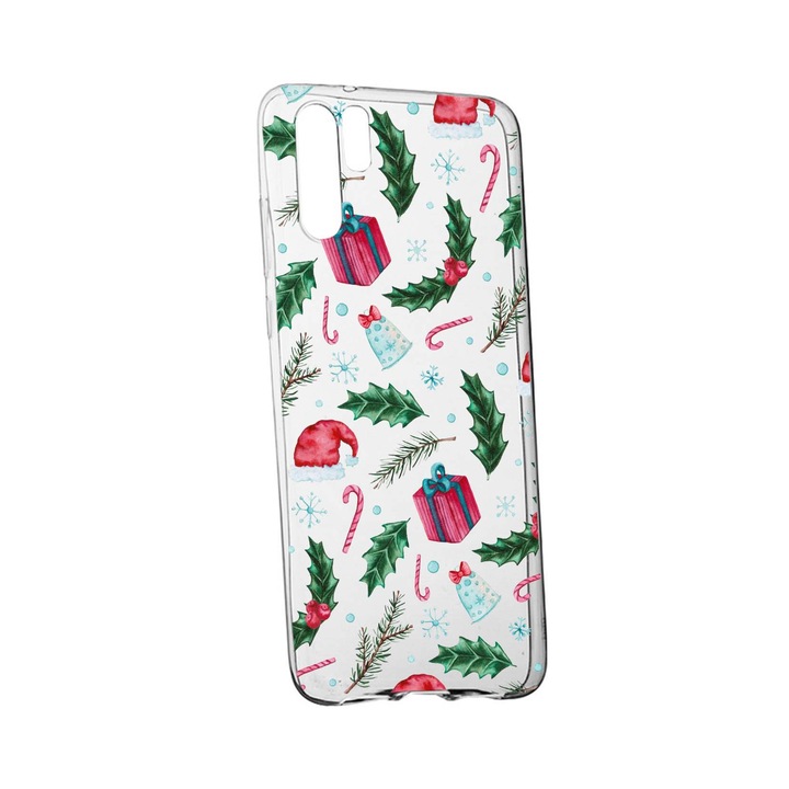 Коледен защитен калъф за Huawei P30 Pro, износоустойчив, противоплъзгащ, премиум силикон, 314