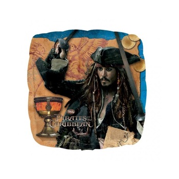 Balon Folie 45 cm Piratii din Caraibe, 1 bucata Balon Folie 45 cm Piratii din Caraibe, 1 bucata