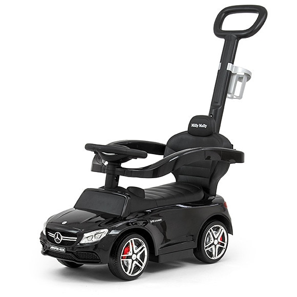 Masinuta copii 3 in 1, Milly Mally Mercedes AMG C63, Negru
