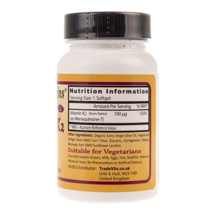 Healthy Origins Vitamin K2 100 Mcg (MK-7) 180 Veggie Gels - Non-GMO - Foto 3