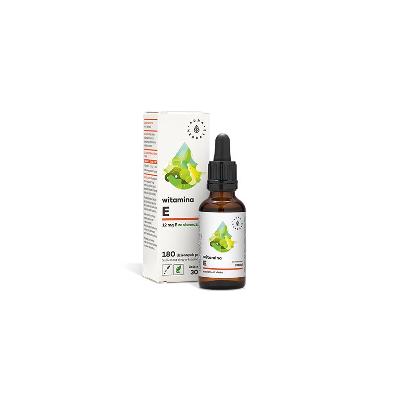 Supliment alimentar Aura Herbals Vitamina E Forte in picaturi - 30 ml