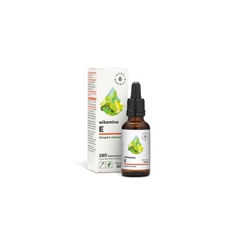 Supliment alimentar Aura Herbals Vitamina E Forte in picaturi - 30 ml Supliment alimentar Aura Herbals Vitamina E Forte in picaturi - 30 ml