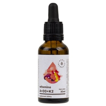 Supliment alimentar Aura Herbals Vitamina A + D3 (2000IU) + K2mk7 - 30 ml Supliment alimentar Aura Herbals Vitamina A + D3 (2000IU) + K2mk7 - 30 ml