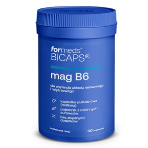 Formeds Bicaps Mag B6 (citrat de magneziu + vitamina B6), 60 capsule