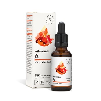 Supliment alimentar Aura Herbals Vitamina A Forte in picaturi - 30 ml Supliment alimentar Aura Herbals Vitamina A Forte in picaturi - 30 ml