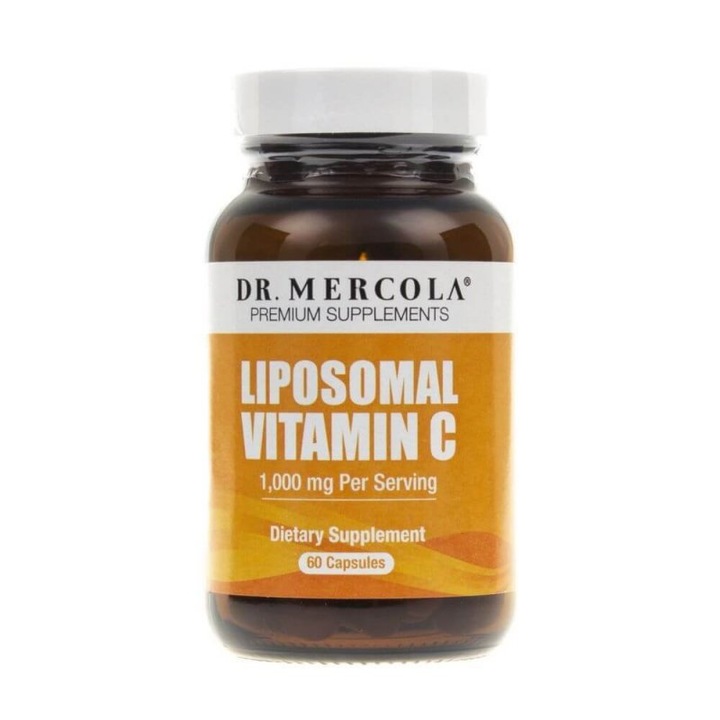 Хранителна добавка Dr. Mercola Liposomal Vitamin C - 60 капсули