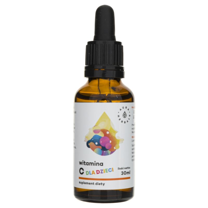 Supliment alimentar Aura Herbals Vitamina C 100 mg pentru copii - 30 ml