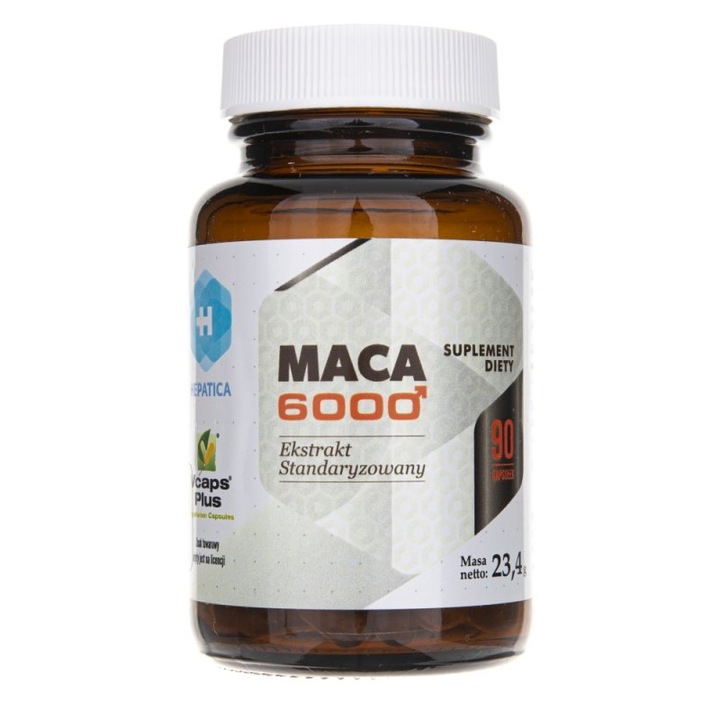 Supliment alimentar Hepatica Maca 6000 - 90 capsule