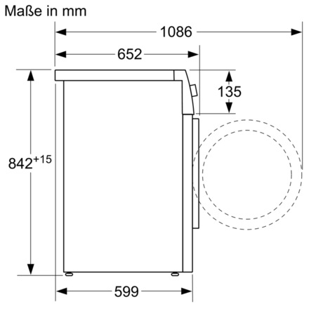 Uscator de rufe Bosch WTX87K90, Seria 8, cu condesare si pompa de caldura, 8 kg, Clasa A+++