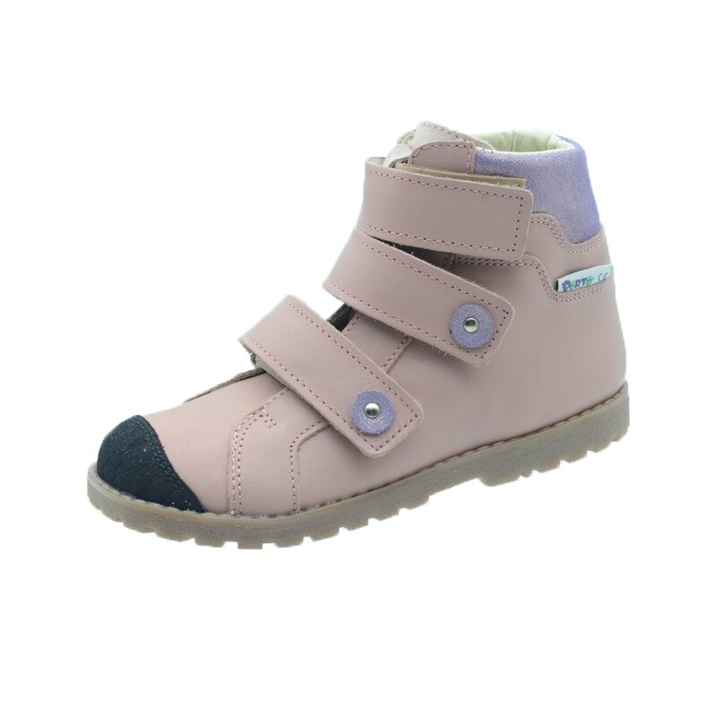 Ghete ortopedice din piele pentru fetite Mrugala 5200R1, Roz