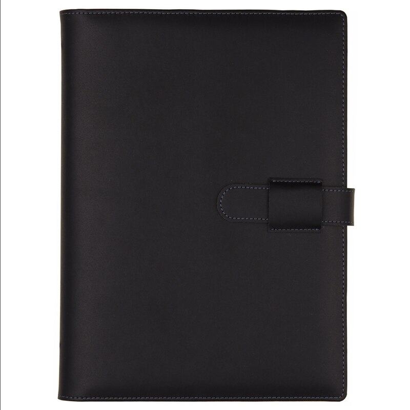Agenda Super Lux Piele Naturala, 17x24 cm, blu, nedatata