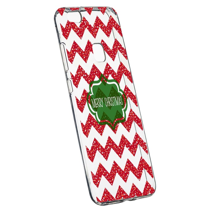 Коледен предпазен калъф за Huawei P10 Lite, устойчив на износване, противоплъзгащ се, премиум силикон, 316