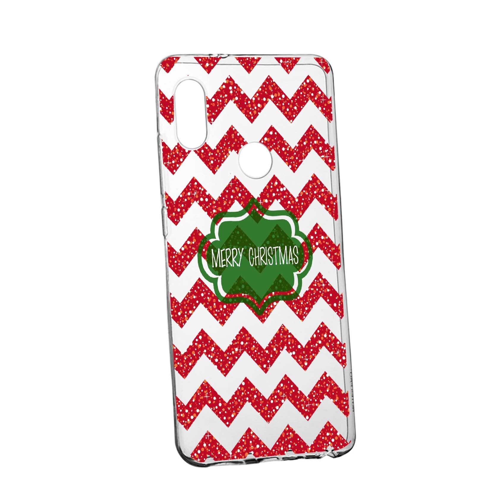 Husa de protectie Craciun, Christmas pentru Huawei Y6 2019, rezistenta la uzura, anti-alunecare, din silicon Premium, 316