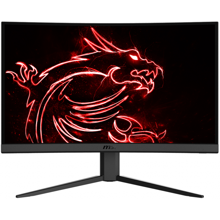 MSI Optix G24C4 Ívelt LED VA gaming monitor, 23.6, Full HD, Display Port, FreeSync, 144Hz, 1ms, Fekete