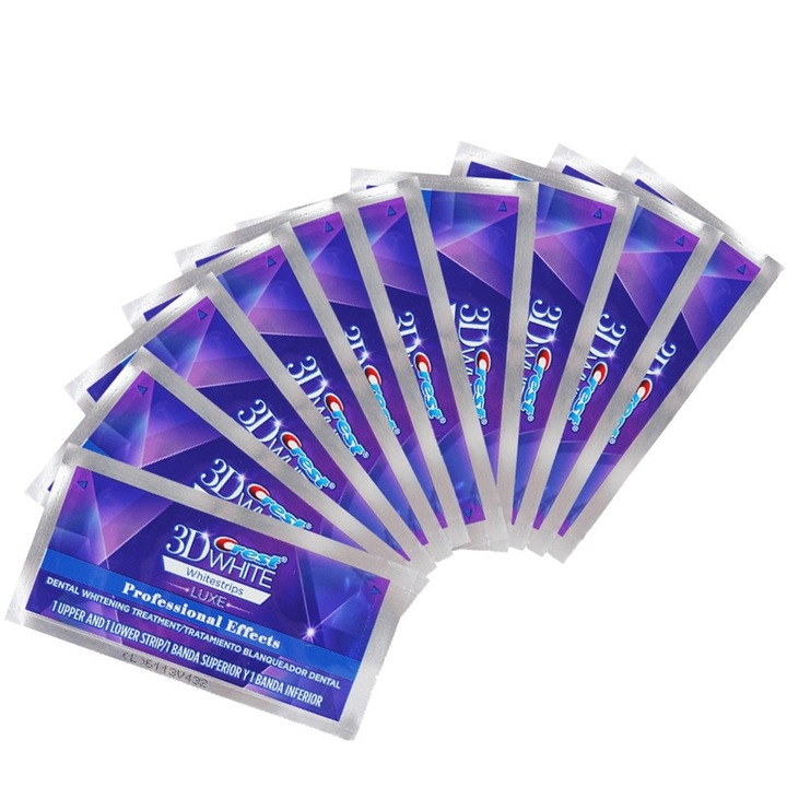 Crest 3D White Professional Effects Fogfehérítő készlet, 10 napos kezeléshez, 20 tapasz