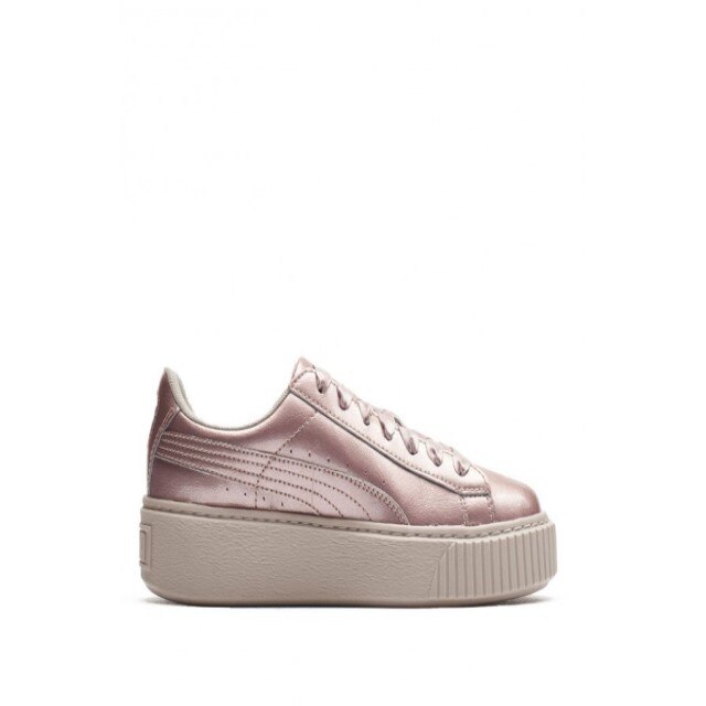 Puma basket platform metallic 2025 pink