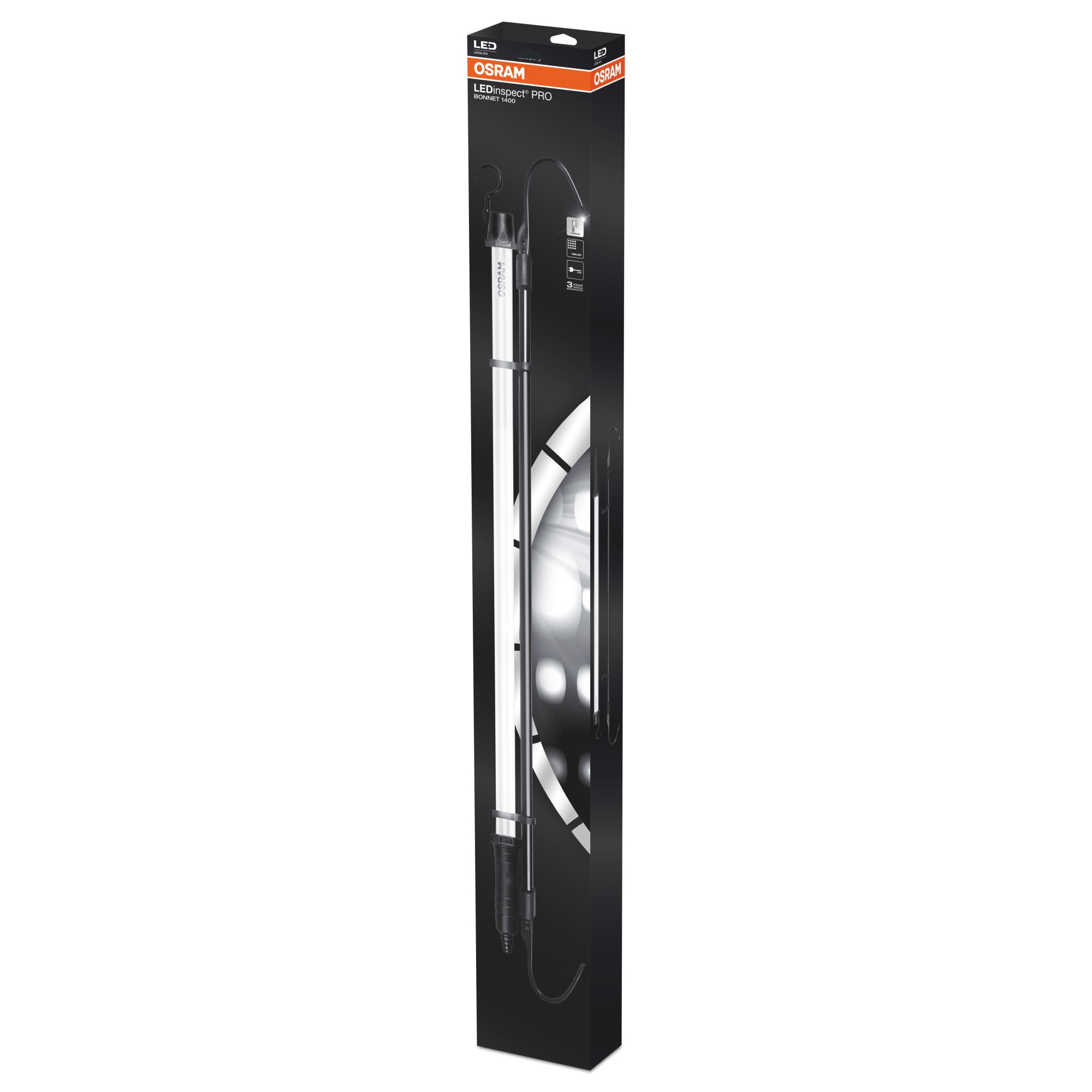 Lampa Osram LED Inspect Pro Bonnet 1400, Negru