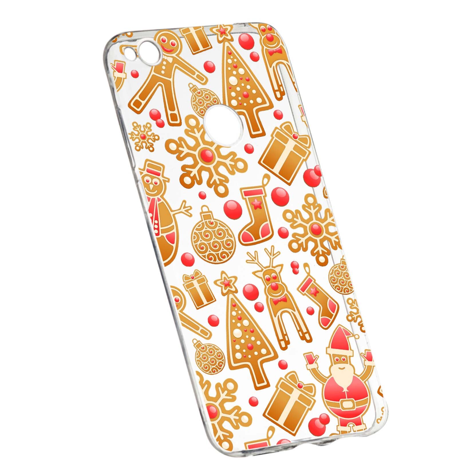 Husa de protectie Craciun, Christmas pentru Huawei P9 Lite 2017/P8, rezistenta la uzura, anti-alunecare, din silicon Premium, 317