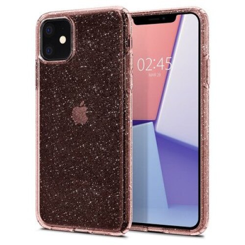 Carcasa SPIGEN Liquid Crystal pentru iPhone 11 ( 6.1 ) glitter rose