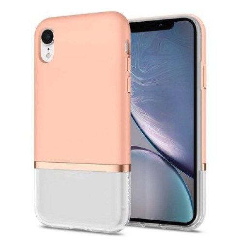Carcasa SPIGEN La Manon Jupe pentru iPhone XR milk peach