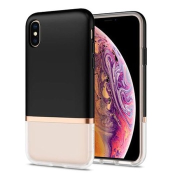 Carcasa SPIGEN La Manon Jupe pentru iPhone X / XS milk black Carcasa SPIGEN La Manon Jupe pentru iPhone X / XS milk black