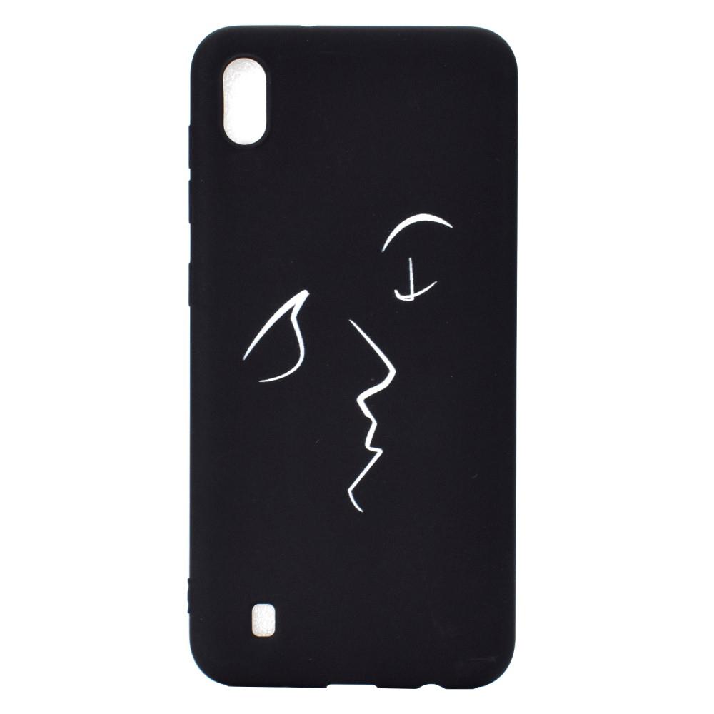 Husa Samsung Galaxy A10 model Faceless,Tpu, Antisoc, Viceversa Negru/Alb