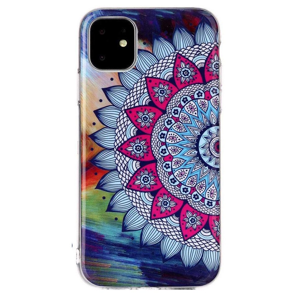 Husa silicon Apple iPhone 11 model Model Mandala, Fosforescent, Antisoc, TPU, Viceversa Multicolor