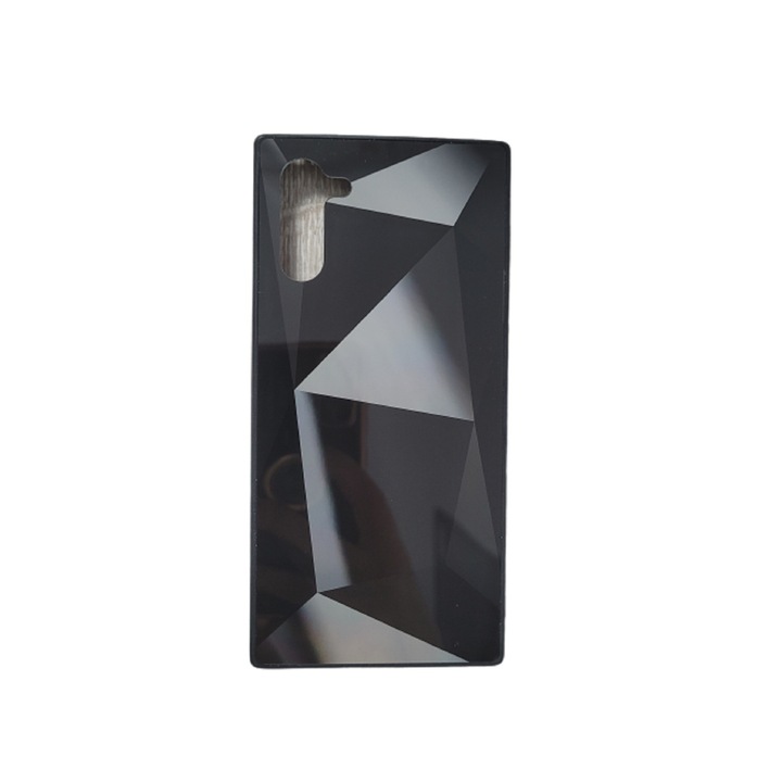 Samsung Galaxy Note 10 kompatibilis gyémánt textúrájú telefontok, fekete