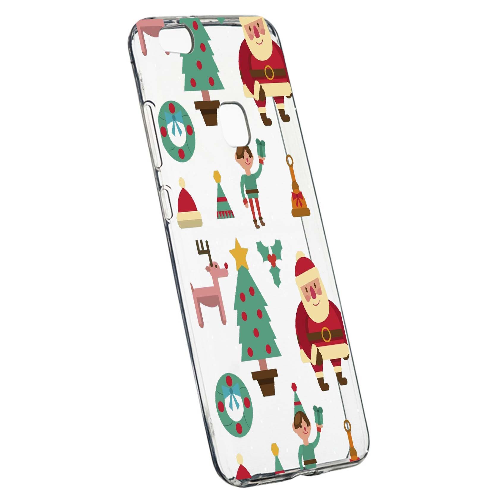 Husa de protectie Craciun, Christmas pentru Huawei Honor 8X/ View 10 Lite, rezistenta la uzura, anti-alunecare, din silicon Premium, 320