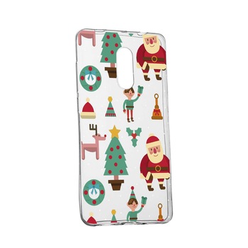 Husa de protectie Craciun, Christmas pentru Nokia 3.1 (2018), rezistenta la uzura, anti-alunecare, din silicon Premium, 320 Husa de protectie Craciun, Christmas pentru Nokia 3.1 (2018), rezistenta la uzura, anti-alunecare, din silicon Premium, 320